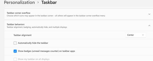 Move Windows 11 Taskbar To Left